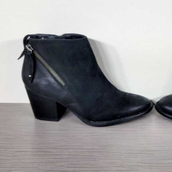 Blondo Nivada Waterproof Side Zip Bootie, Black Leather, Womens Size 7 M - Picture 6 of 12
